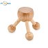 Hand massager made of wood, logo print