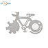 Multifunctional stainless steel tool, bicycle shape, laser logo