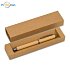 MACHINO bamboo pen in a box, beige, logo print