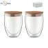 Set of 2 glasses 350 ml in a box, logo print