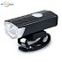 REBIKE bicycle light with USB charging, black, logo print