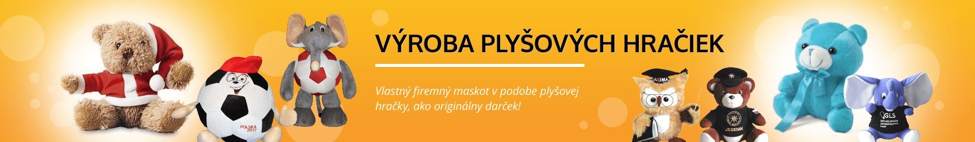 Výroba reklamných plyšových hračiek