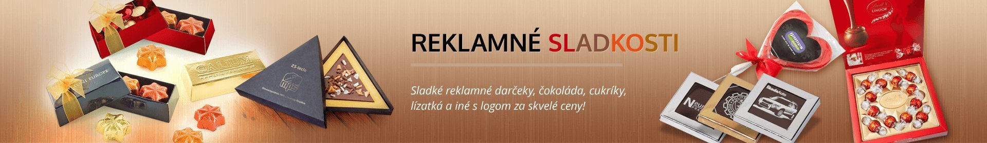 Reklamné sladkosti výroba s tlačou loga