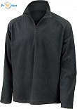 Result Core | R112X - Fleece sweatshirt with 1/4 zipper black