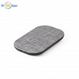 RPET ecological Wireless charger gray, logo printing