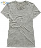 Stedman | A Intense Tech Women - Dámské sportovní tričko grey heather