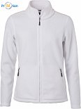 James & Nicholson | JN 781 - Dámská microfleece bunda white