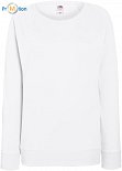 F.O.L. | Lady-Fit LW Raglan Sweat - Ladies hoodie white