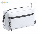 Cosmetic bag made of PET bottles white