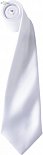 Premier | PR750 - Saténová kravata "Colours" white