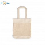 92927 MUMBAI. 100% cotton bag Light natural with logo printing