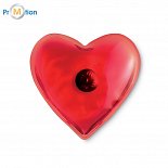 Handheld heater in heart shape