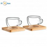 Set of 2 double wall espresso