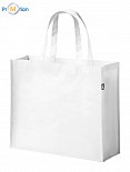 Shopping bag made of PET bottles white