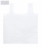 Foldable shopping bag made of PET bottles white