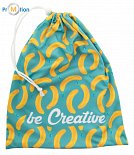 eco custom food bag with logo print