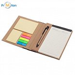 ECO notebook with adhesive post itmi self-printing