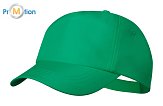 EKO baseballová čiapka s logom zelená