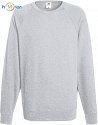 F.O.L. | Lightweight Raglan Sweat - Mikina heather grey