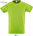 SOL'S | Sporty Kids - Dětské raglánové tričko apple green