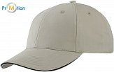 Myrtle Beach | MB 6541 - Lightly cut 6 panel cap &quot;Sandwich&quot;