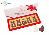 21.36 chocolate Santa with reindeer 190g