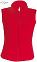Kariban | K906 - Dámská fleecová vesta "Melodie" red