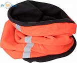 Myrtle Beach | MB 7300 - Zimní šátek-návlek bright orange/carbon