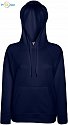 F.O.L. | Lady-Fit Lightweight Hooded Sweat - Dámská mikina s kapucí deep navy