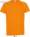 SOL'S | Sporty Kids - Dětské raglánové tričko neon orange