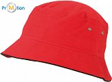 Myrtle Beach | MB 12 - Rybářský klobouk s lemem red/black