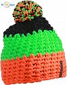 Myrtle Beach | MB 7940 - Crocheted 3-color hat with blouse