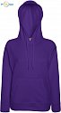 F.O.L. | Lady-Fit Lightweight Hooded Sweat - Dámská mikina s kapucí purple