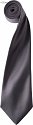 Premier | PR750 - Saténová kravata "Colours" dark grey