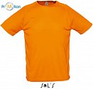 SOL'S | Sporty - Pánské raglánové tričko neon orange