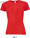 SOL'S | Sporty Women - Dámské raglánové tričko red