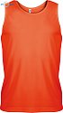 Kariban ProAct | PA441 - Pánské sportovní tričko bez rukávů fluorescent orange