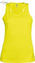 Kariban ProAct | PA442 - Dámské sportovní tričko bez rukávů fluorescent yellow