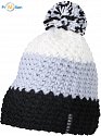 Myrtle Beach | MB 7940 - Crocheted 3-color hat with blouse