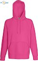 F.O.L. | Lightweight Hooded Sweat - Raglánová mikina s kapucí fuchsia