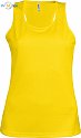 Kariban ProAct | PA442 - Dámské sportovní tričko bez rukávů true yellow
