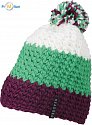 Myrtle Beach | MB 7940 - Crocheted 3-color hat with blouse