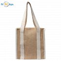 Jute cooler bag