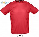SOL'S | Sporty - Pánské raglánové tričko red