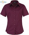 Premier | PR302 - Ladies poplin shirt with short sleeves