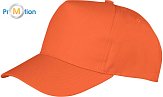 Result Headwear | RC084X - Kšiltovka, 5 panelů orange