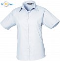 Premier | PR302 - Ladies poplin shirt with short sleeves