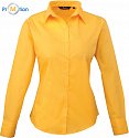 Premier | PR300 - Women&#39;s long-sleeved poplin shirt