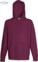 F.O.L. | Lightweight Hooded Sweat - Raglánová mikina s kapucí burgundy