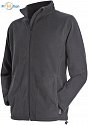 Stedman | Active Fleece Jacket - Pánská fleecová bunda grey steel